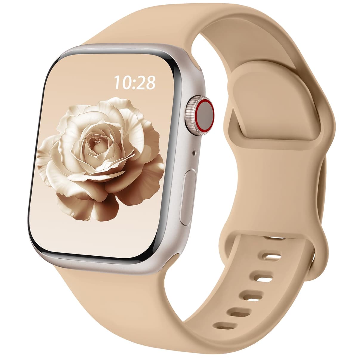 Patented Upgraded Silicone Strap Compatible with Apple Watch Straps 38mm 40mm 41mm 42mm(Series 10) for Women Men,Soft and Breathable Sport Watch Bands for iWatch Series 10 9 8 7 6 5 4 3 2 1 SE — view 10