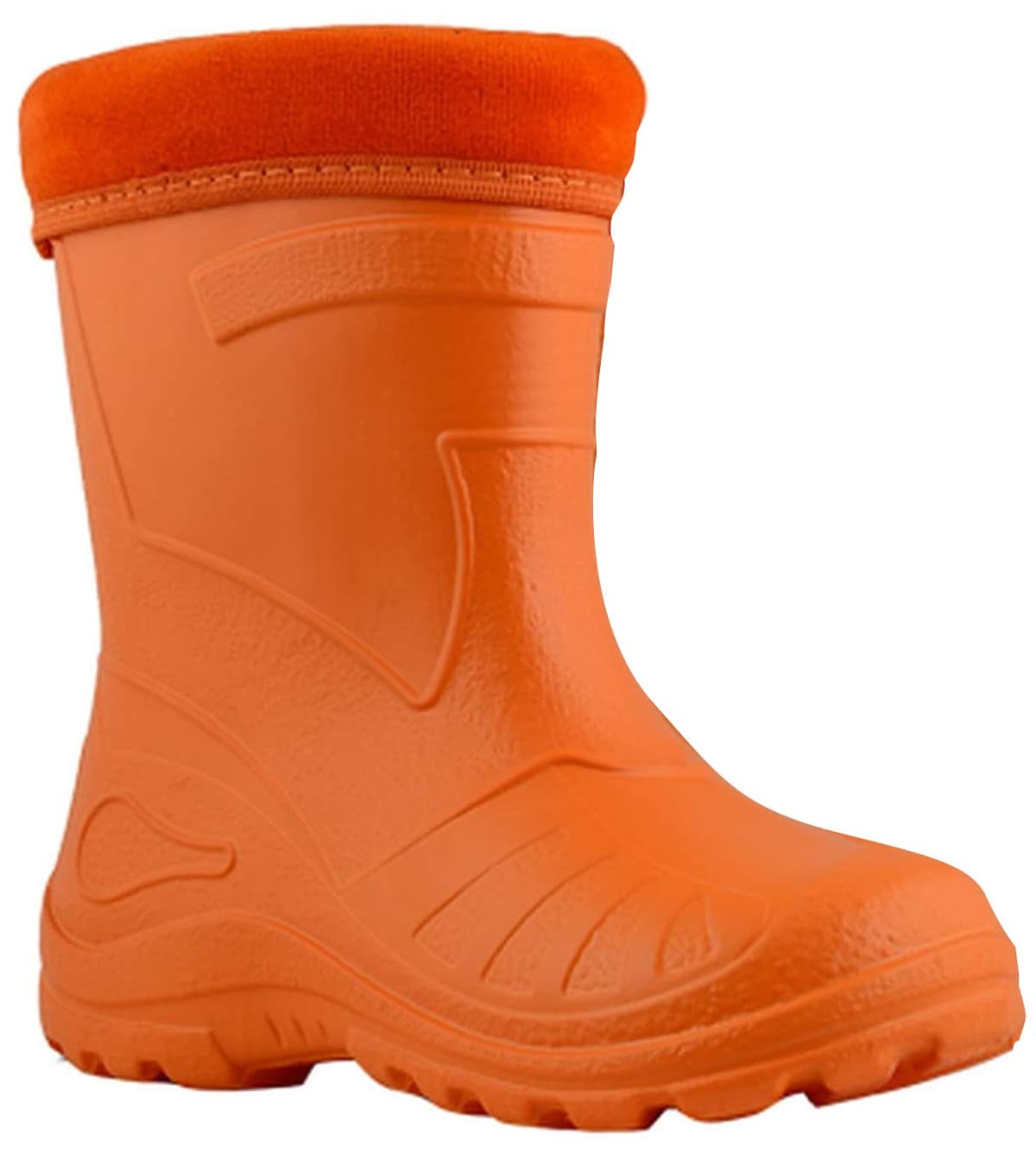 Ultra Light EVA Kids Girls Wellington Boots Rainy Snow Wellies Red Very Warm Liners — view 4