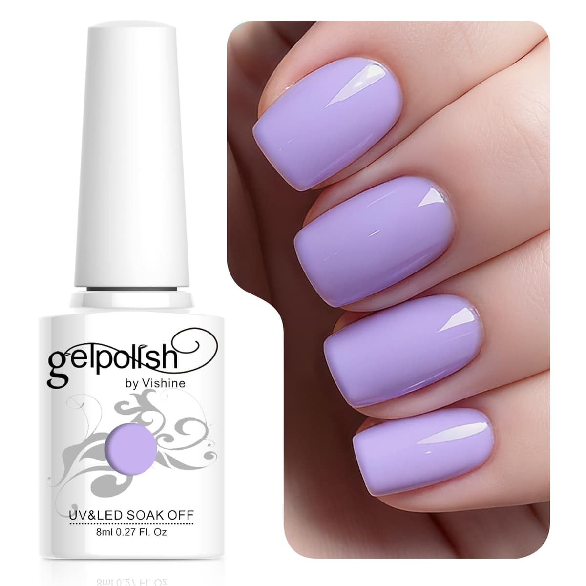 Vishine 15ml Semipermanente Esmalte de uñas en gel Soak-off UV LED Manicure Barniz Geles DIY Salon Neon Pink # 2039 — view 46