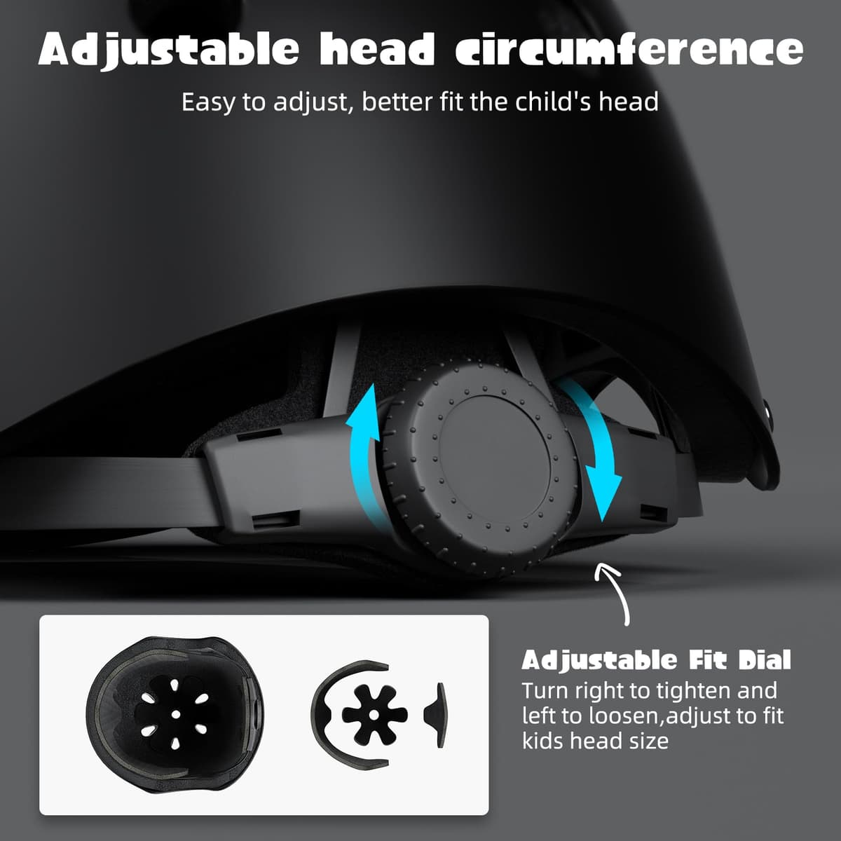 XJD Casco de Ciclismo para Niños Ajustable Casco Bicicleta Niño Casco Infantil Patinete Rollerskate de 3 a 14 Años Protecciones para Múltiples Deportes — view 3