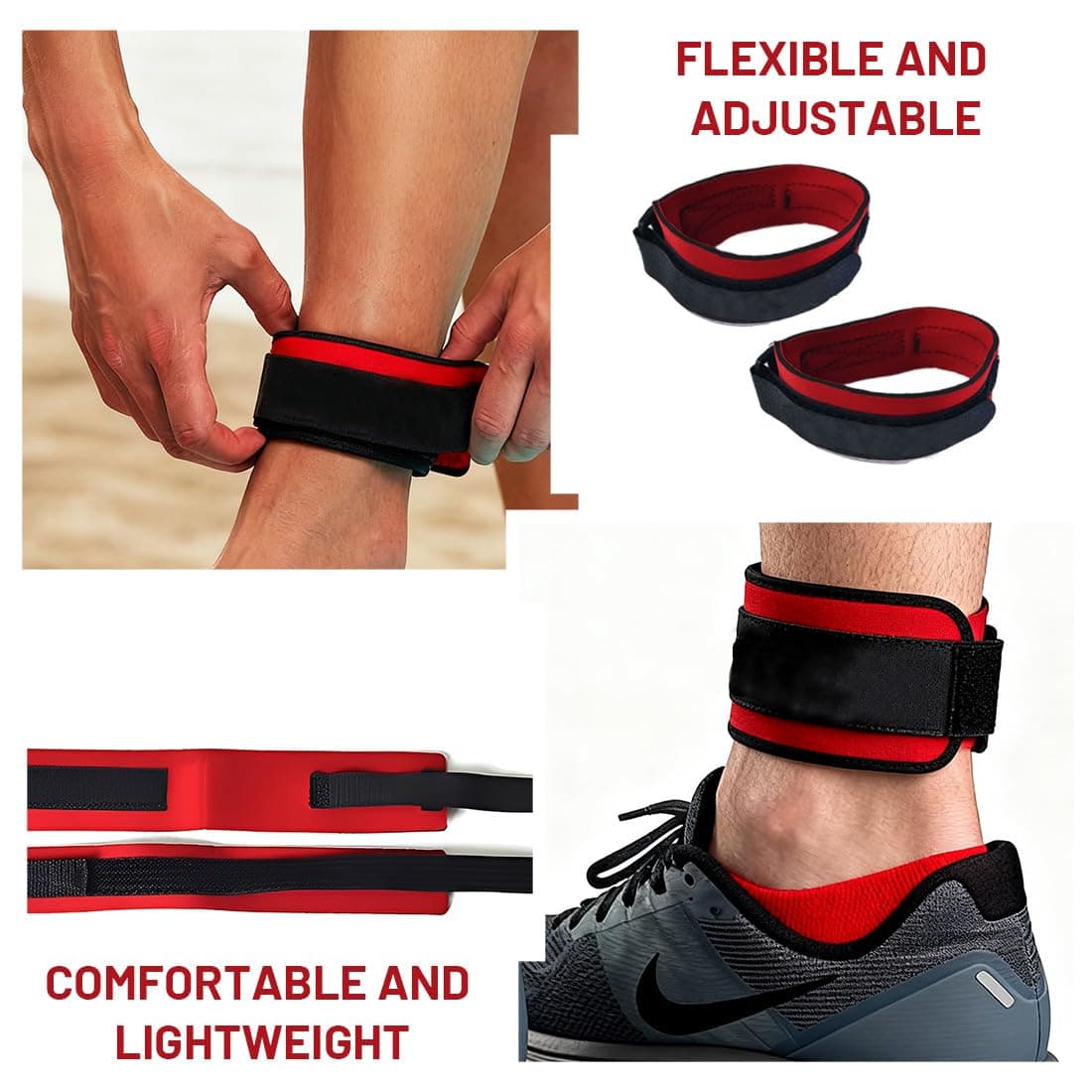 2 Unidades Porta Chip Triatlón, Bandas Elásticas con Neopreno Suave y Cierre de Ajustable, Impermeables y Transpirables, Para Fijar Dorsal en Natación, Ciclismo y Carrera — view 5