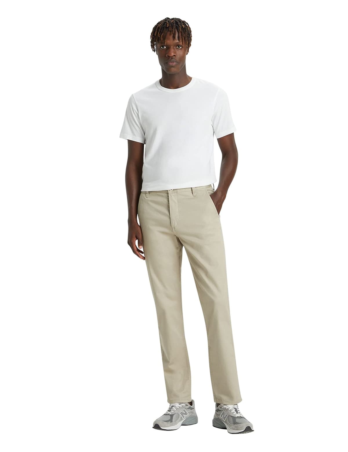 Dockers Men's Alpha Khaki Original Slim Trousers — view 18