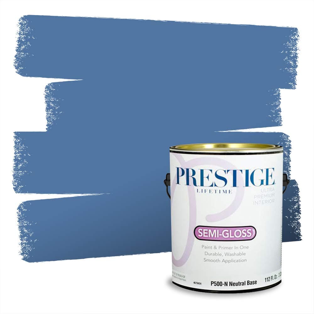PRESTIGE Paints Interior Paint and Primer In One, 1-Gallon, Semi-Gloss, Comparable Match of Valspar* Dewdrop* — view 614