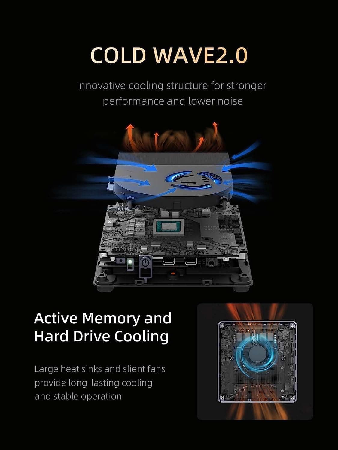 MINISFORUM Venus UM790 Pro Mini PC AMD Ryzen 9 7940HS hasta 5,2 GHz 32 Go DDR5 1 A SSD con AMD Radeon 780M, 4X USB3.2, 2X USB4, 2X HDMI 2.1, 2X PCIe4.0,Wi-FI 6E /BT5.3,RJ45 2,5G — view 5