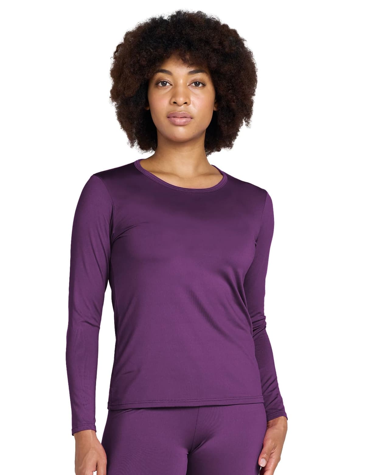 LAPASA Camiseta Termica Manga Larga Mujer (Pack de 1 & 2) Extra Cálido Camisa Interior Thermal Top Baselayer Frío Extremo Elastico Montaña Esqui Deporte Invierno L15/L39/L42 — view 20