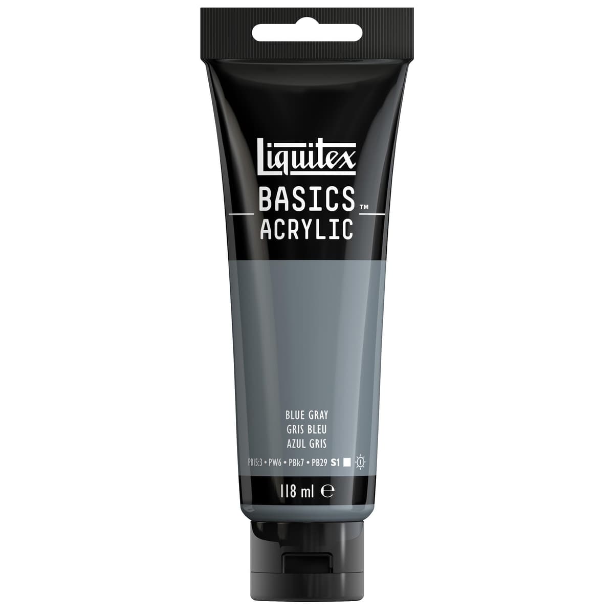 LIQUITEX Basics Acrylic Paint, Mars Black, 118 ml Tube — view 41