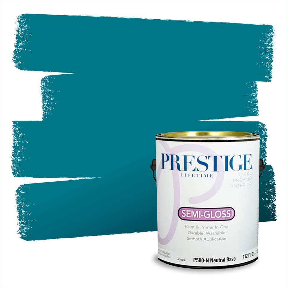 PRESTIGE Paints Interior Paint and Primer In One, 1-Gallon, Semi-Gloss, Comparable Match of Valspar* Dewdrop* — view 630