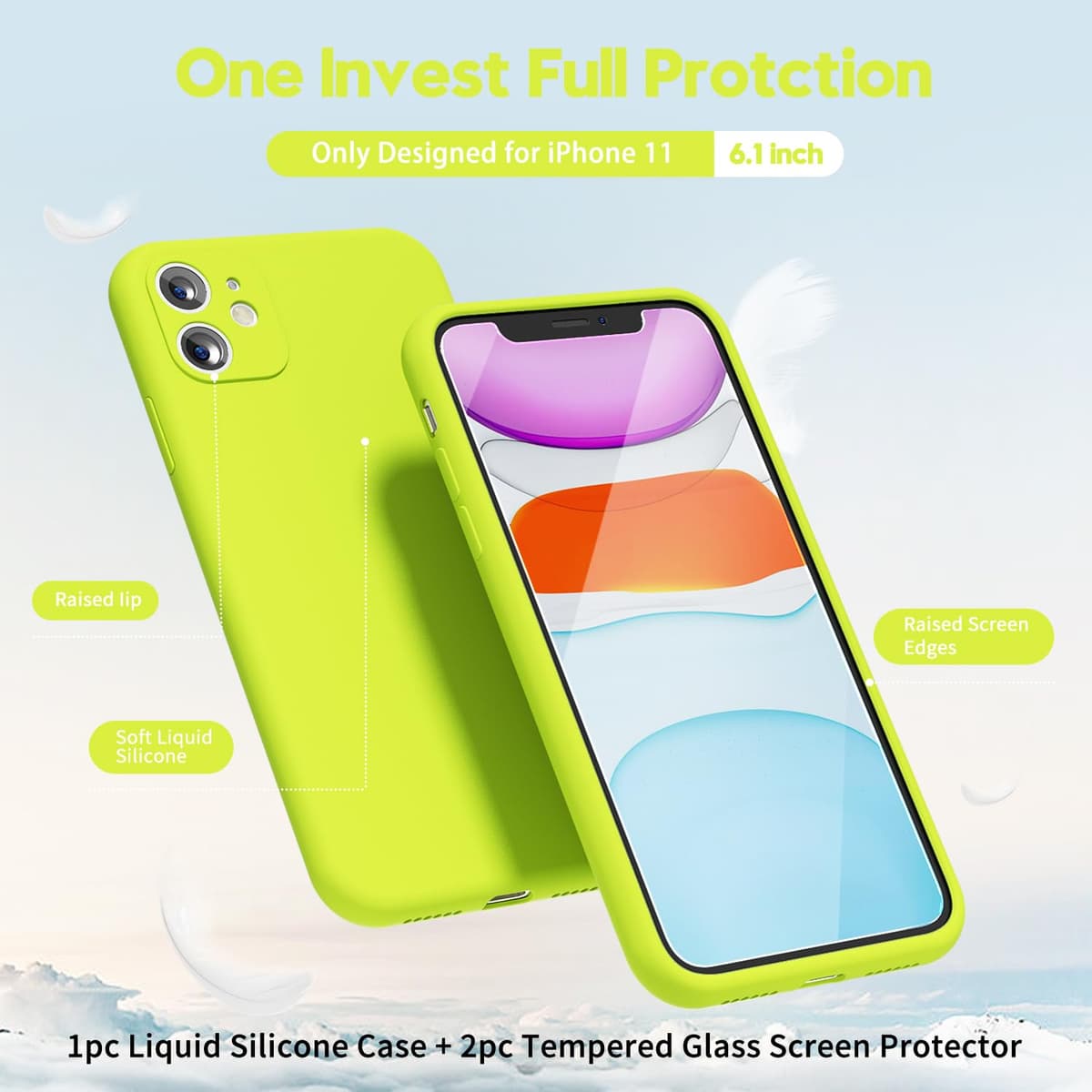 oakxco for iPhone 17 Pro Max Phone Case Liquid Silicone, Cute Thin Slim Grip Soft Rubber Gel for Women Men, Smooth Matte TPU Plain Solid Color Girly Simple Case with Camera Cover, Light Pink — view 1687