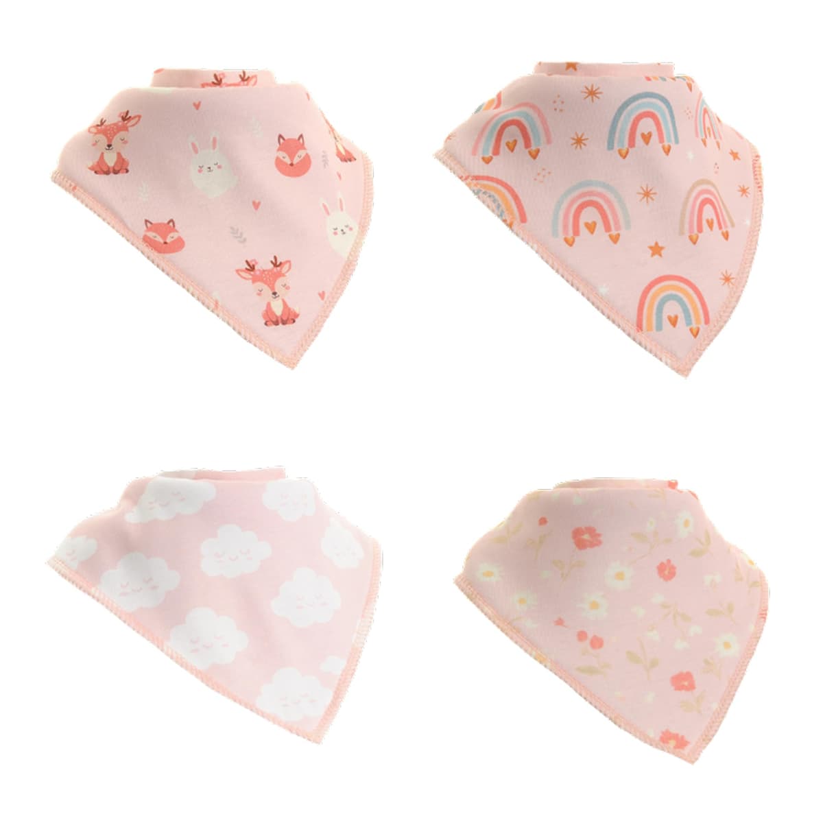 Bandana Dribble Bibs - Cotton Front Baby Bibs Newborn to 24 Months - Newborn Baby Gifts - Bibs For Comfortable Kids — view 32