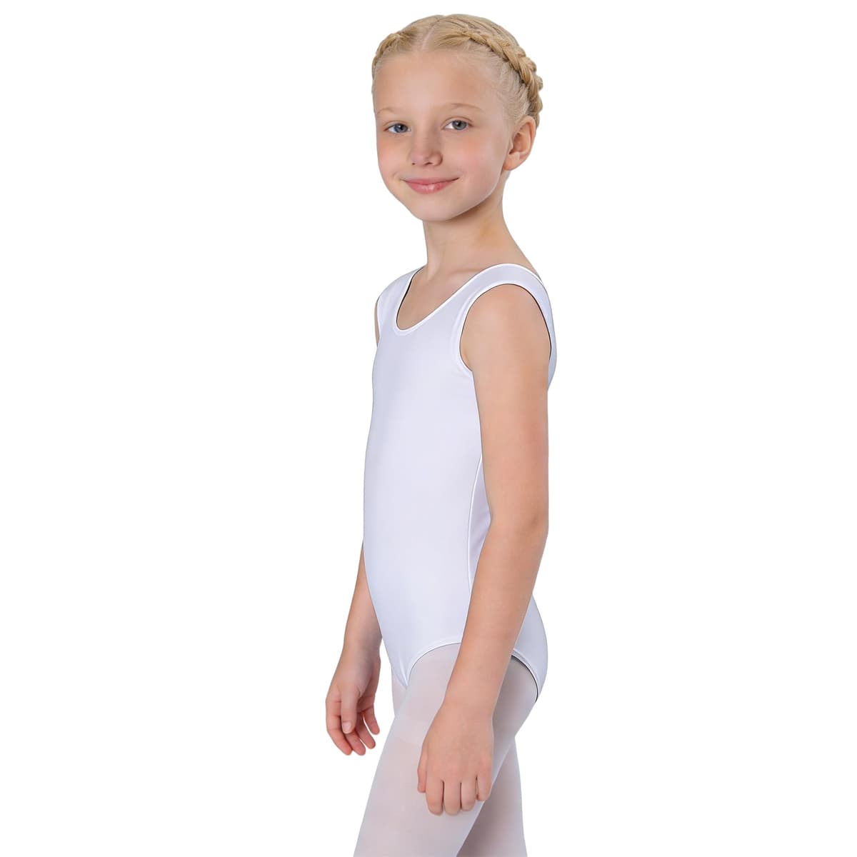 Wildarms Maillot de Ballet para Niñas sin Mangas, Leotardo de Danza Infantil para Gimnasia, Baile y Disfraces — view 3