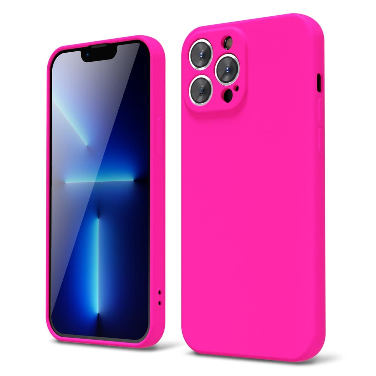 oakxco for iPhone 17 Pro Max Phone Case Liquid Silicone, Cute Thin Slim Grip Soft Rubber Gel for Women Men, Smooth Matte TPU Plain Solid Color Girly Simple Case with Camera Cover, Light Pink — view 1832