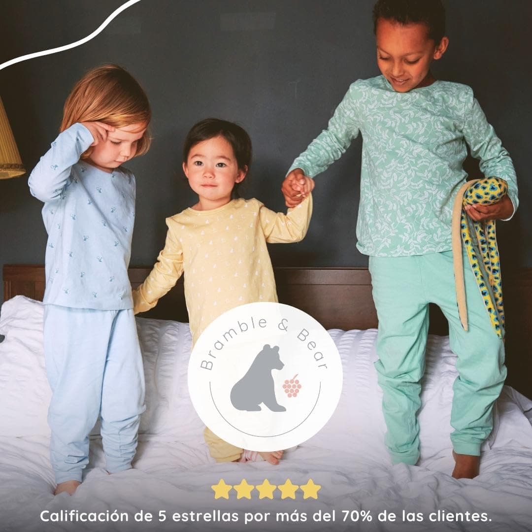 Bramble & Bear Body Bebé Manga Corta/Largo Pack de 3/6 - Body Bebé Unisex de Algodón Orgánico para Bebés de 0 a 3 años — view 7
