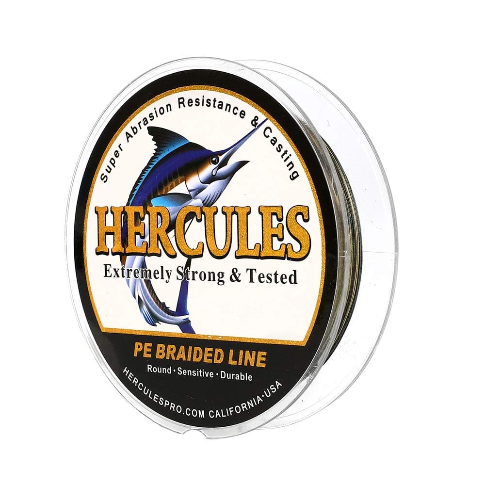 Hercules Sedal Trenzado de 8 Hilos, 100-2000 m, 10-300 LB, Súper Suave, Polietileno, Multifilamento Hilo Trenzado de Pescar en el mar y en el Agua