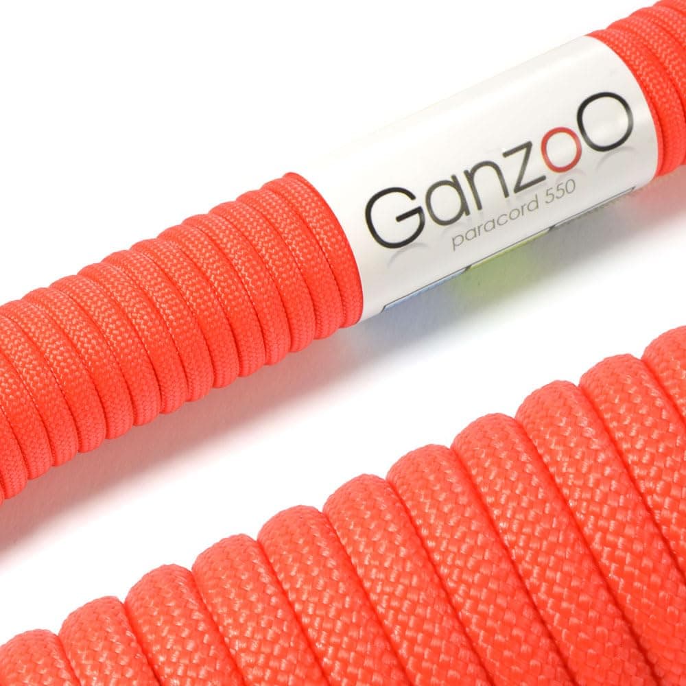 Ganzoo Paracord 550, Cuerda de 4 mm, 30 Metros, Poliéster, Tipo 3-7 Hilos Interiores, Correa de Perro Collar Pulsera, Camping Supervivencia y Cuerda Multiusos, Verde Oscuro — view 90