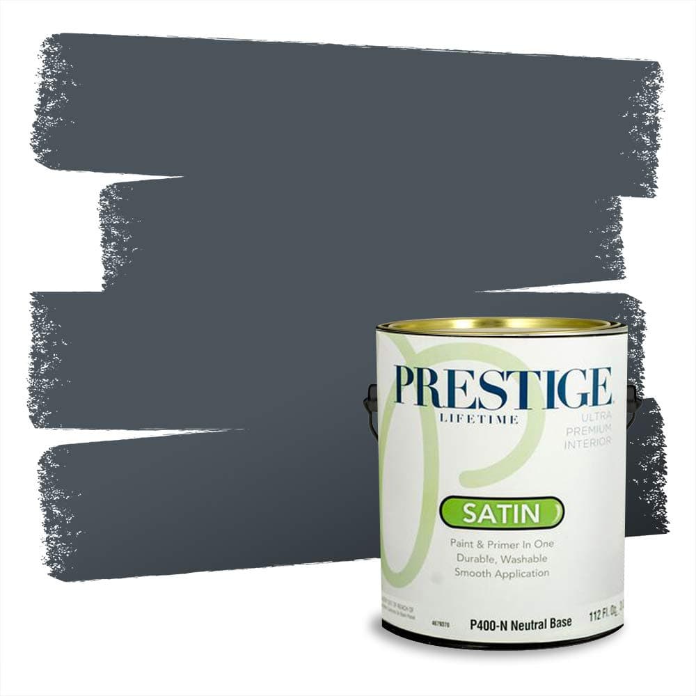 PRESTIGE Paints Interior Paint and Primer In One, 1-Gallon, Semi-Gloss, Comparable Match of Valspar* Dewdrop* — view 559