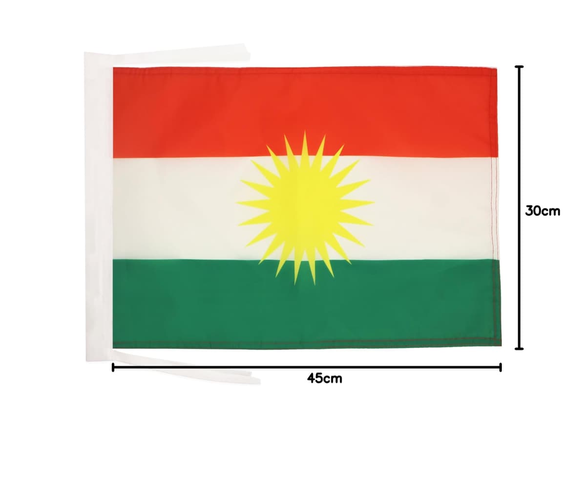 AZ FLAG Bandera de ESPAÑA SIN Armas 45x30cm - BANDERINA ESPAÑOLA SIN Escudo 30 x 45 cm cordeles — view 212