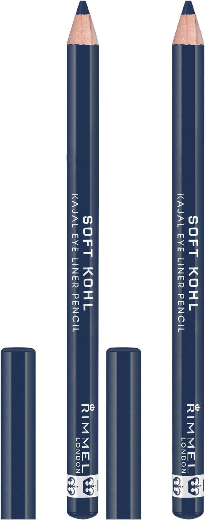 Rimmel Soft Kohl Kajal Professional Eyeliner Pencil, Denim Blue, Long-Lasting, Vibrant Colour, Smudgeable 1.2 grams — view 4