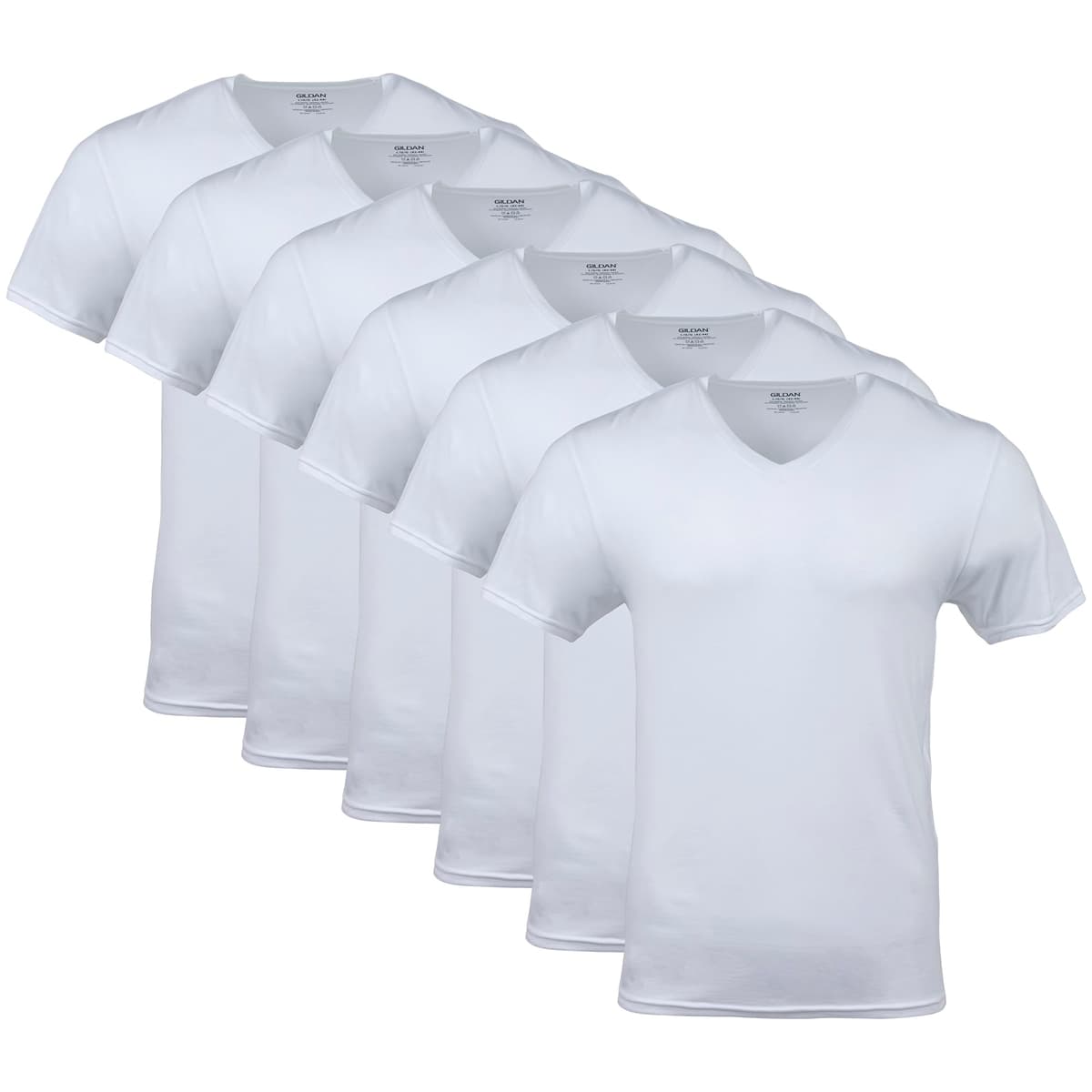 Gildan Men's V-Neck T-Shirts, Multipack, Style G1103 — view 8