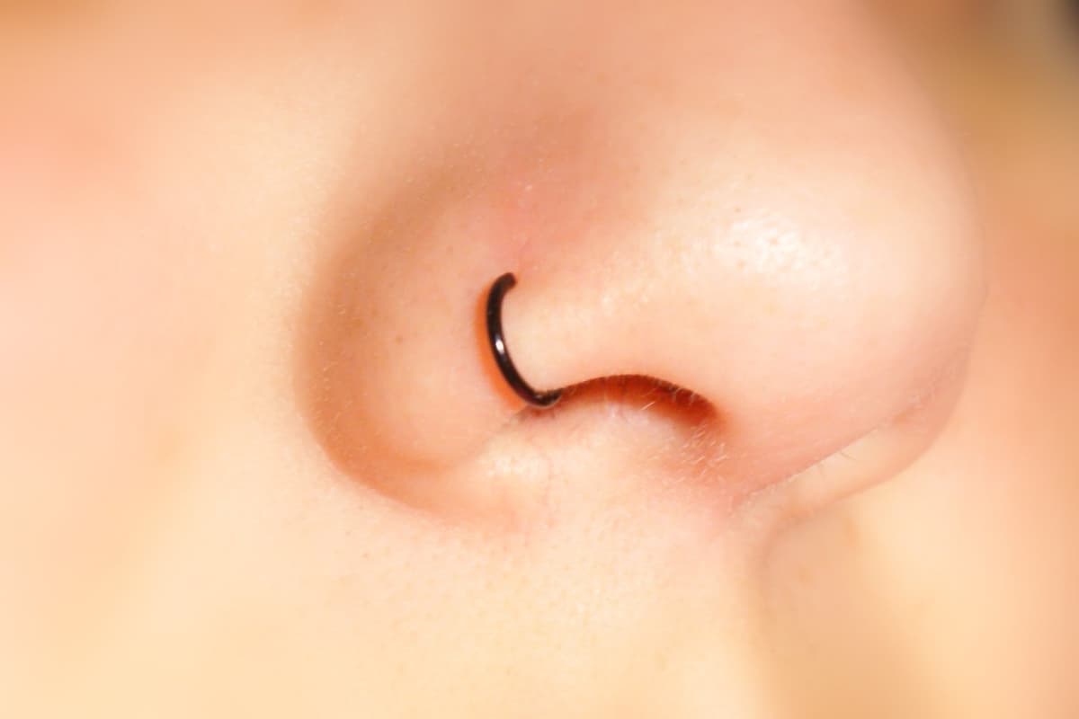 Briana Williams Fake Nariz Anillos Hoop-20G 18G 16G Nariz Aro Anillo 6mm/8mm/10mm/12mm Nariz Piercing Labio Septum Anillo Arete Faux Joyería Piercing del Cuerpo 6 Piezas — view 6