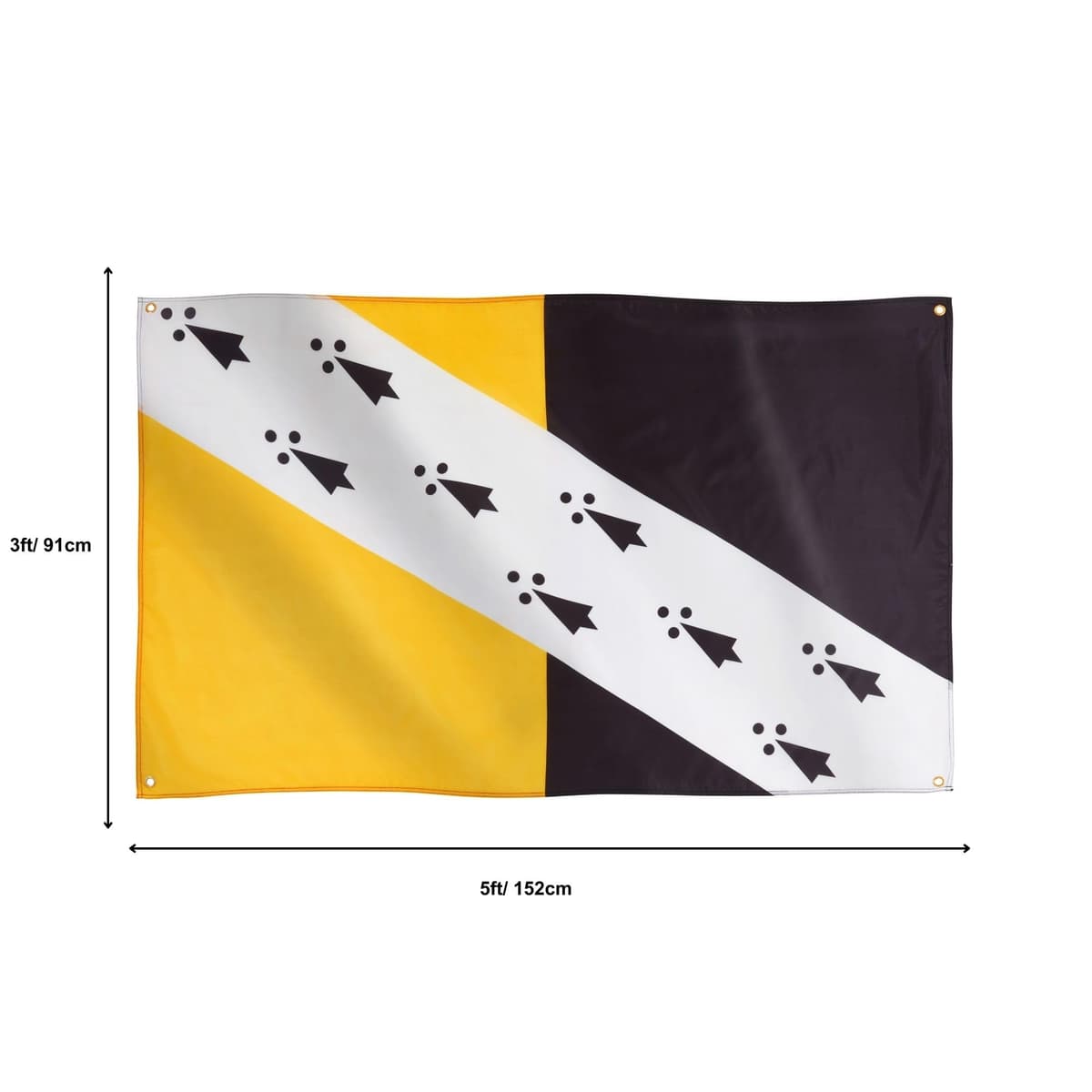 Runesol Lest We Forget, Premium Remembrance Poppy Day Flag - 3ft x 5ft, 4 Grommets, Indoors/Outdoors — view 691