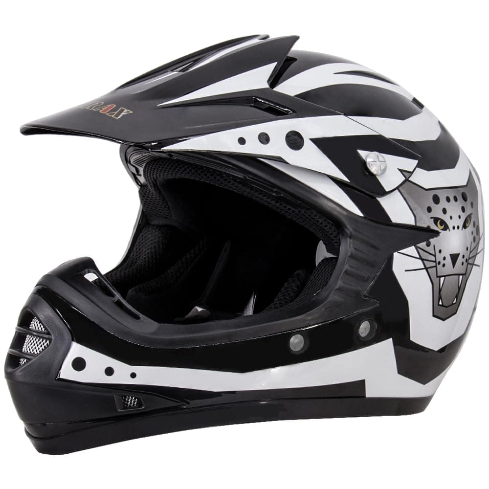 Zorax Black M (51-52cm) Kids MX Motocross Helmet Children Motorbike Dirt Bike Helmet ECE 22-06 — view 25