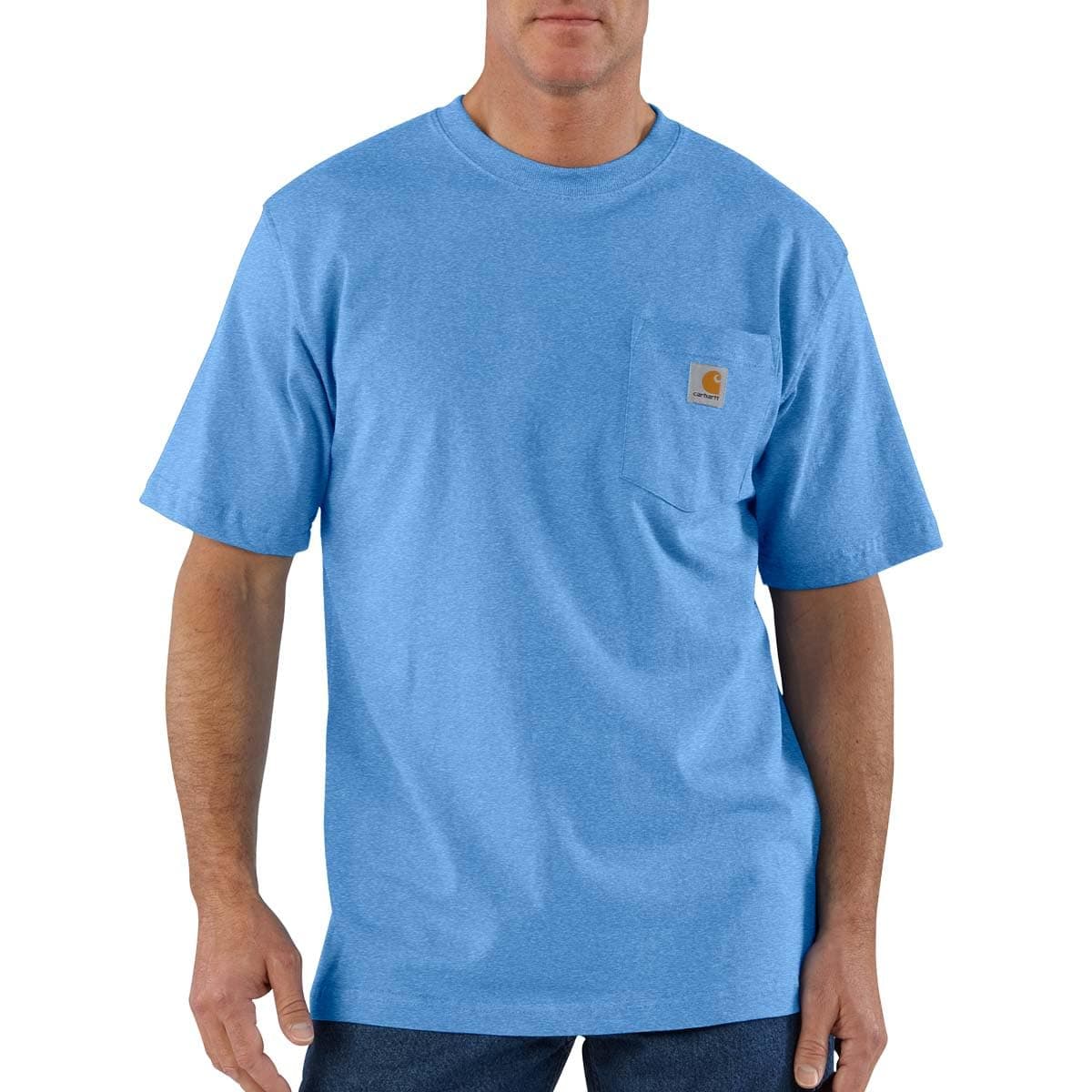 Carhartt Mens Loose Fit Heavyweight Short-Sleeve Pocket T-Shirt (Also Available in Big & Tall) CloseoutWork Utility T-Shirt — view 67