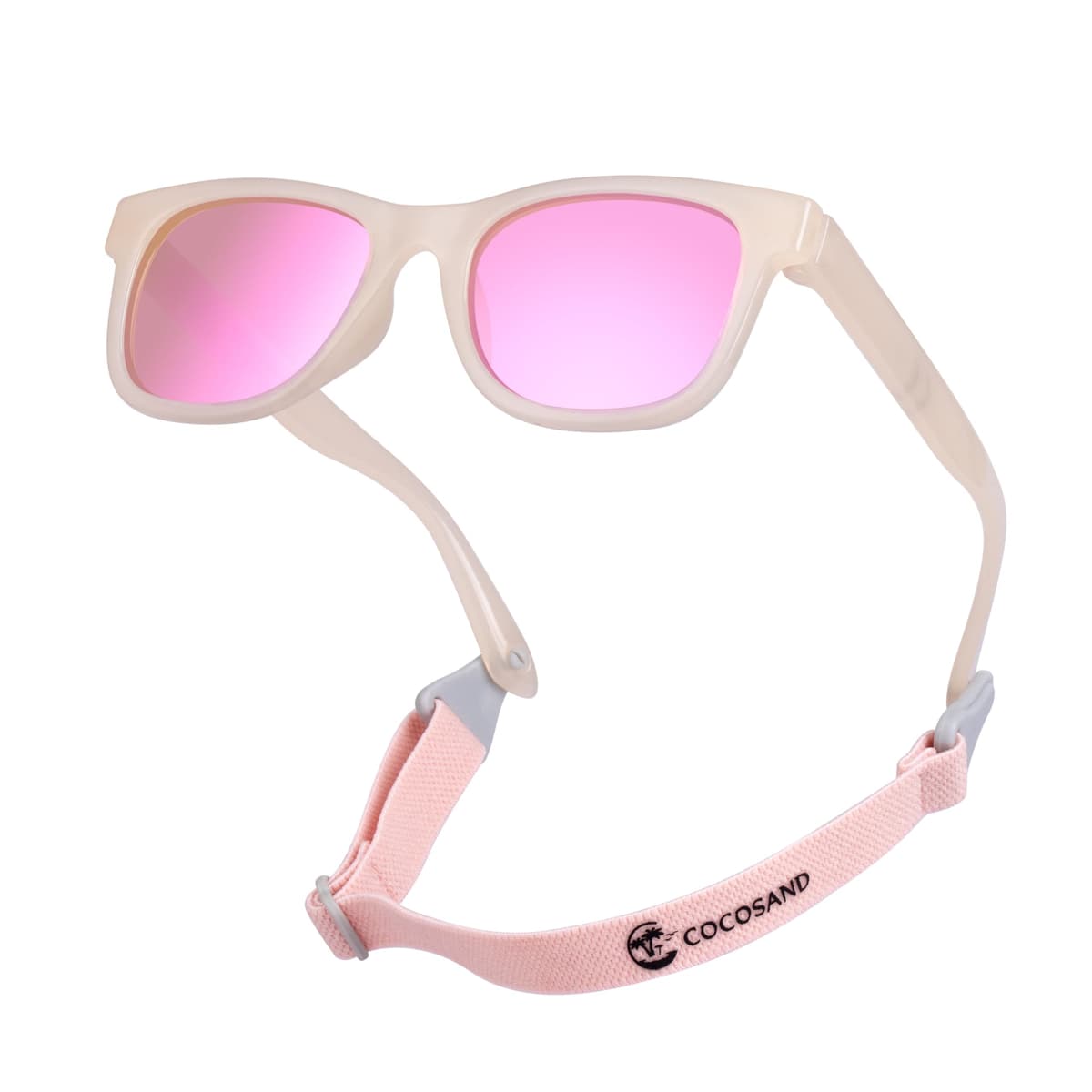 COCOSAND Baby Sunglasses with Strap Polarized Flexible Frame for Toddler Infant Girls Boys Age 0-24 Months — view 16