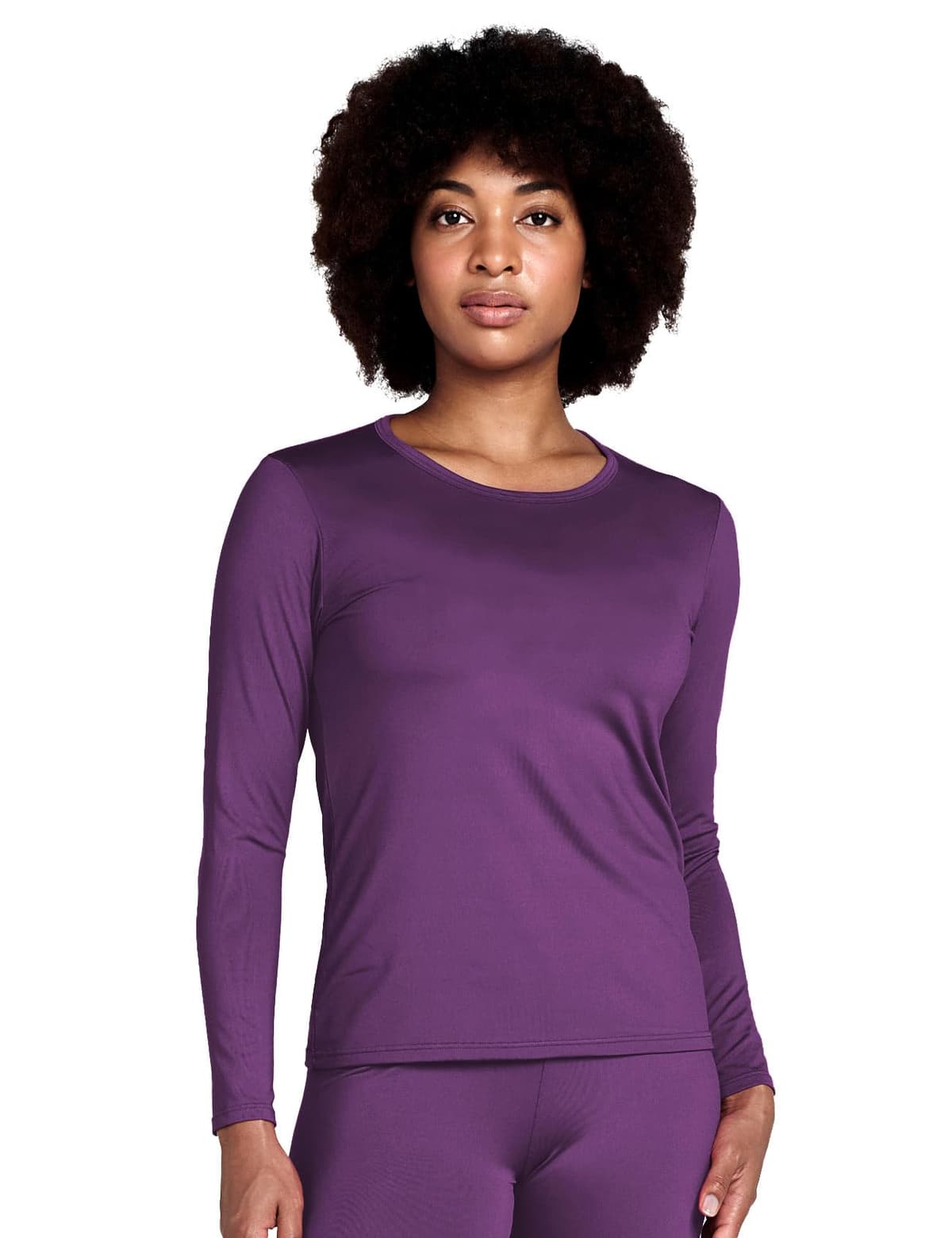 LAPASA Camiseta Termica Manga Larga Mujer (Pack de 1 & 2) Extra Cálido Camisa Interior Thermal Top Baselayer Frío Extremo Elastico Montaña Esqui Deporte Invierno L15/L39/L42 — view 19