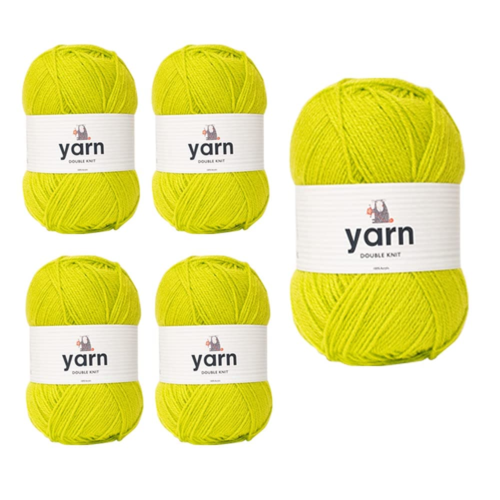 Korbond DK Beige Yarn - 100g Acrylic Wool - Lightweight, Hypoallergenic & Durable Double Knit Crochet Yarn Knitting Wool (290m Total) — view 108