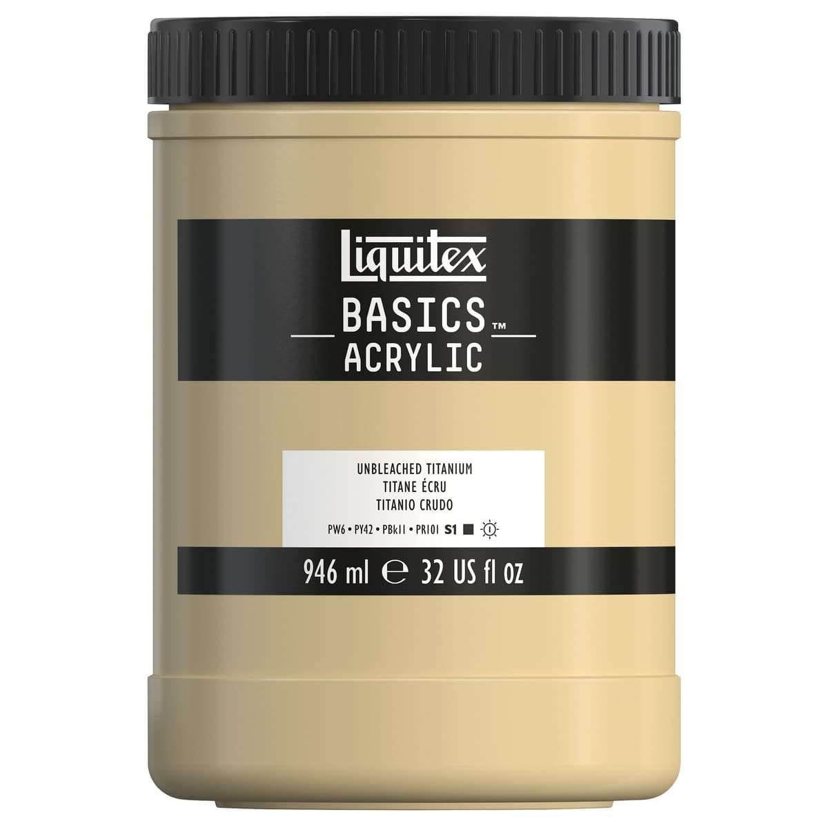 LIQUITEX Basics Acrylic Paint, Mars Black, 118 ml Tube — view 37