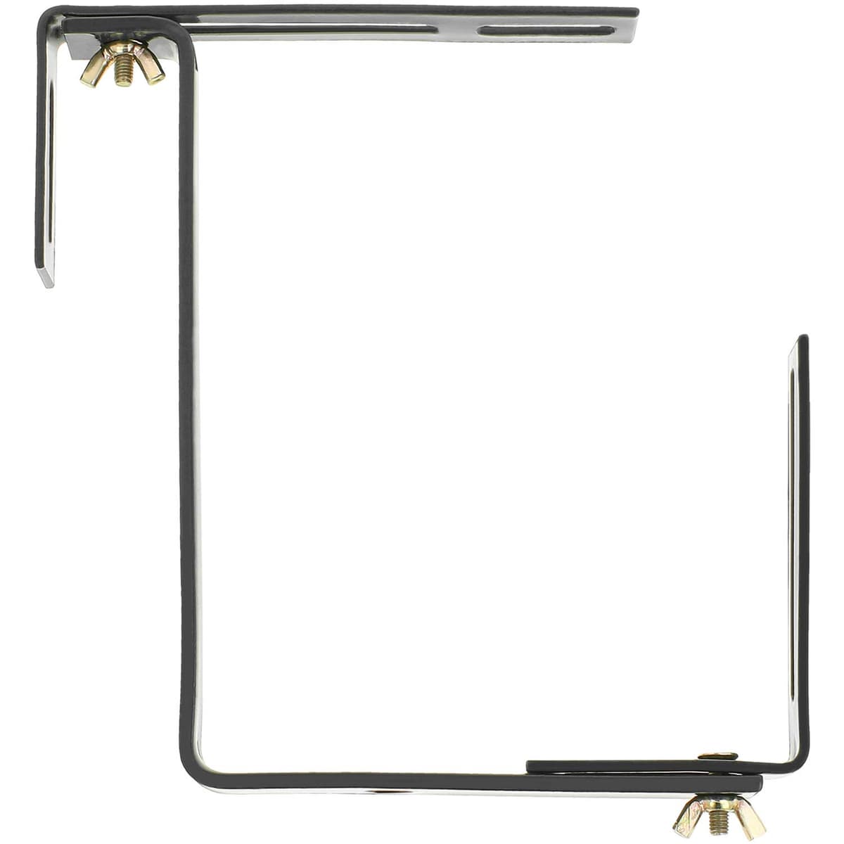 com-four® 4x Soporte de Maceteros para Parapetos y Barandas de Balcón - Soporte de Jardineras Universalmente Adecuado y Ajustable - Sin Perforar (04 piezas - antracita) — view 6