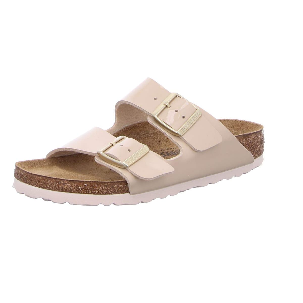 Birkenstock Rio Sandals Girls White/Patent Sandals Shoes — view 76