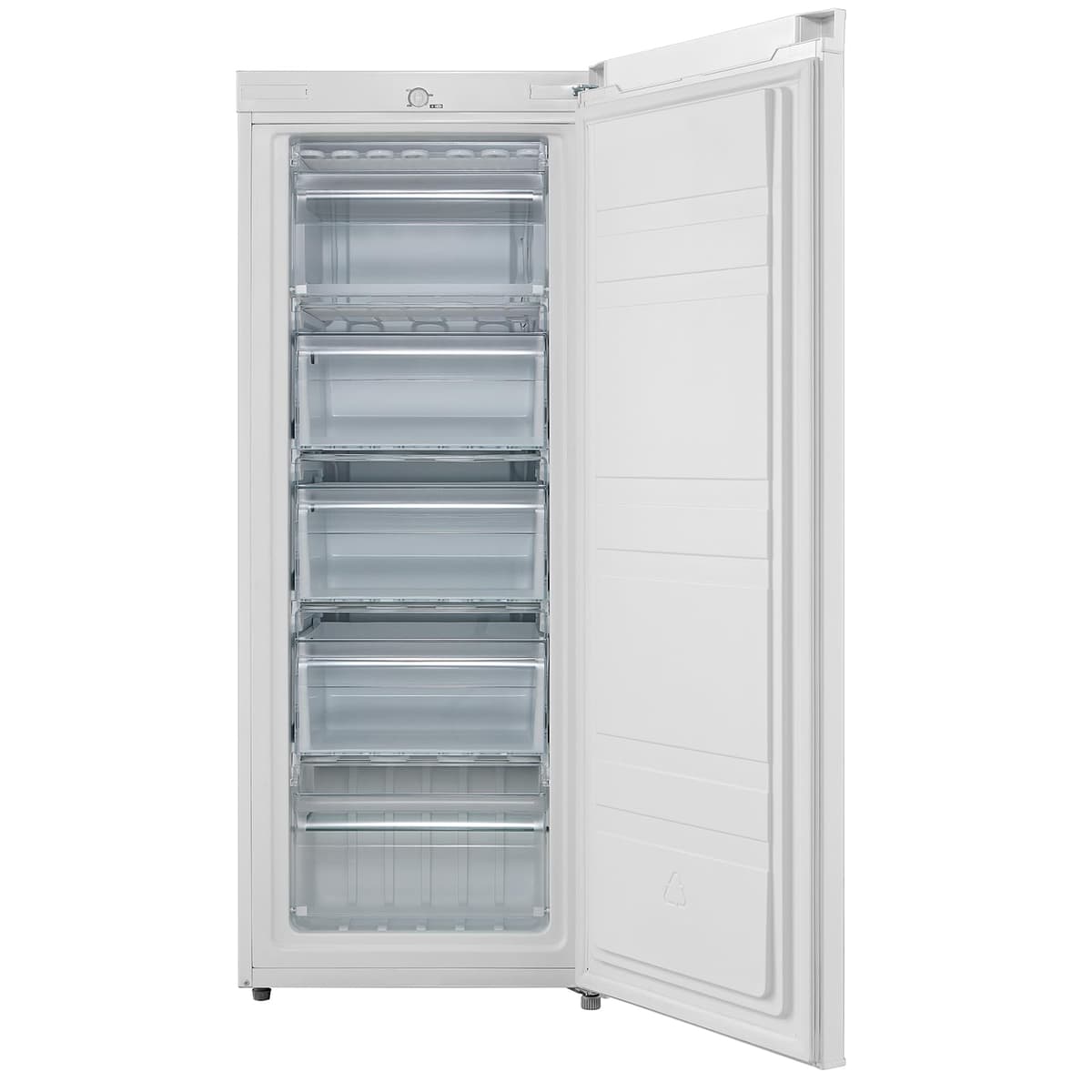COMFEE' RCU60WH2(E) 60L Freestanding Under Counter Upright Freezer, 4-Star Freezer up to -24°C, 3 Storage Compartmen, Adjustable Thermostat, Reversible Door, White — view 12