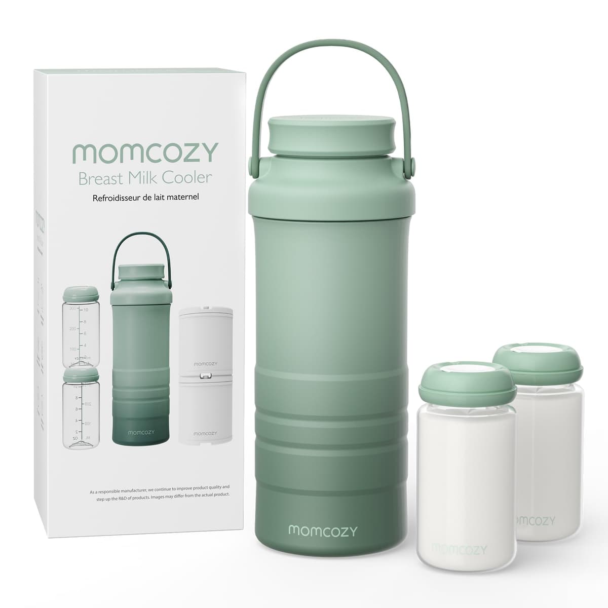 Momcozy Portable Bottle Warmer for Travel – Dual Heating Modes for Breast Milk & Water, Portable Milk Warmer with Fast Heating & Long Battery Life, 500ml Large Capacity to Meet Your All-Day Needs — view 12