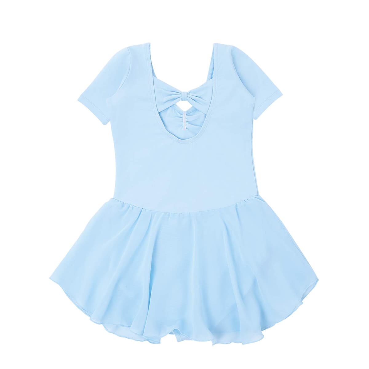 Bezioner Vestido de Ballet Maillot de Danza Manga Larga Gimnasia Leotardo Algodón Body Clásico para Niña — view 5