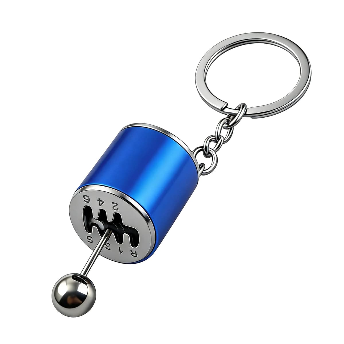 Gearbox Keychain,6-Speed Manual Transmission Gearbox Key Chain,Creative Gear Shifter Keychain,Stick Shift Keyring Car Fidget,Stress-Relieving Gear Shift Fidget Toy,Car Accessories