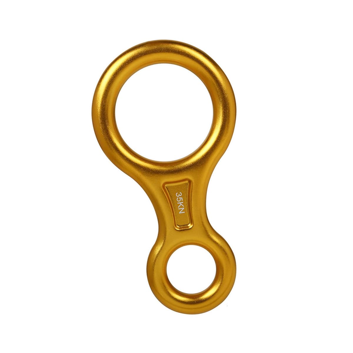 Descenso de Aluminio 35KN Figura 8, Dispositivo de Rappel con Equipo de Escalada, Descensor de Superficie Lisa con Agarre Seguro, Ideal para Escalada en Roca, Rescate, Trabajo Aéreo, — view 5