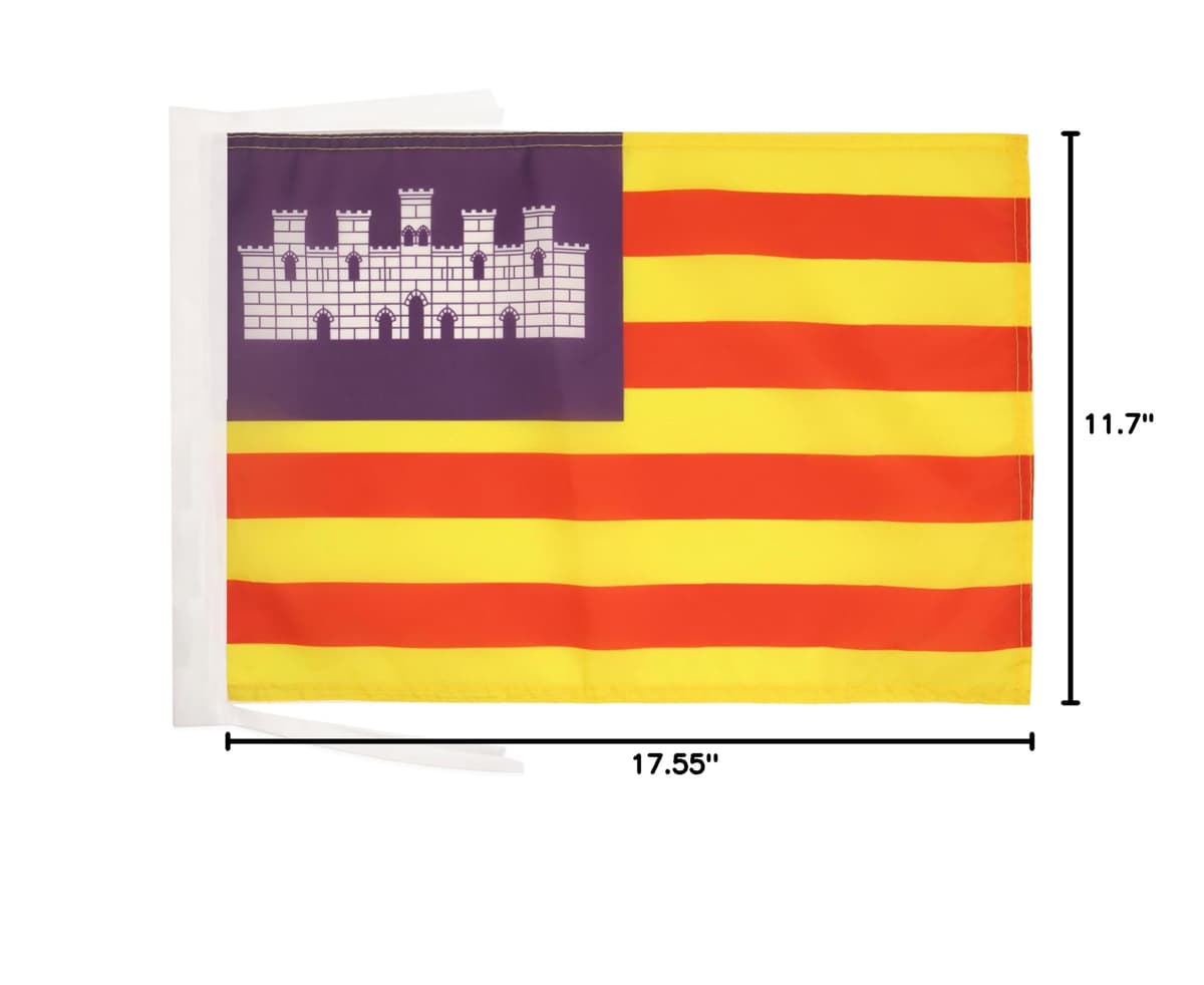 AZ FLAG Bandera de ESPAÑA SIN Armas 45x30cm - BANDERINA ESPAÑOLA SIN Escudo 30 x 45 cm cordeles — view 8