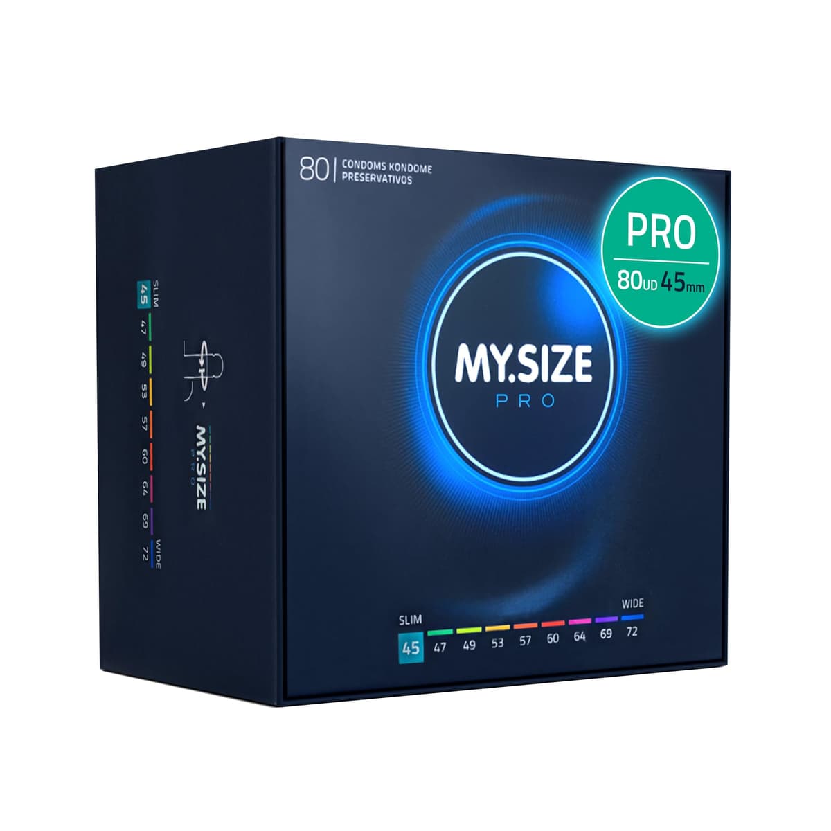 MY.SIZE PRO Condones ÉLITE, talla 5, 60 mm, XL, 10 piezas - Látex Vytex extra puro, fácil de abrir — view 48