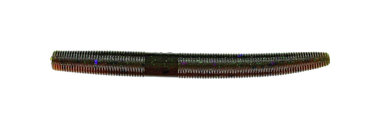 Yamamoto BAITS 5" SENKO / 10 Pack/Clear W/Large Black Flake — view 14