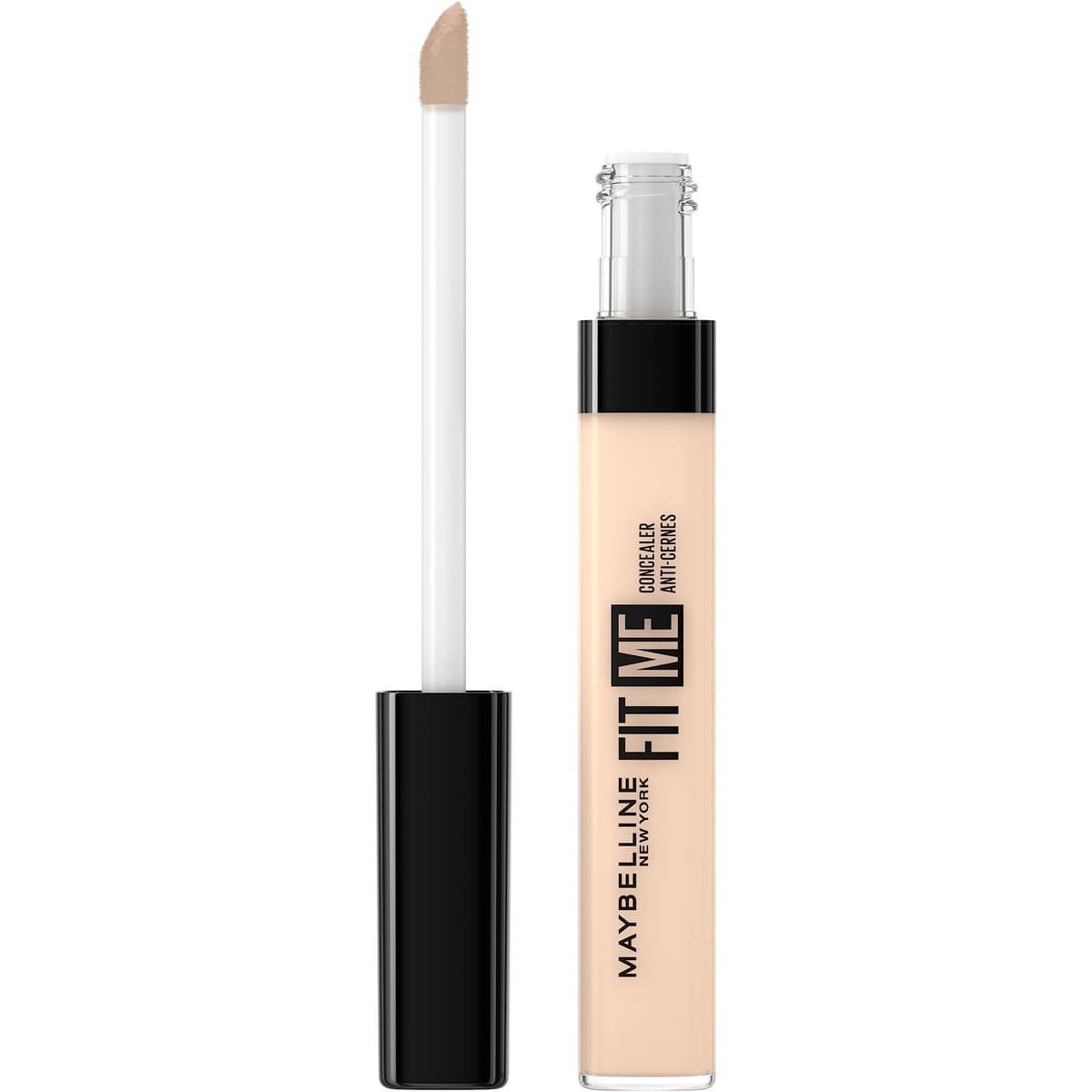 MAYBELLINE New York Fit Me, Fluído corrector, Acabado Mate, Sin poros abiertos, Para todo tipo de piel, Tono 15 Clair, 50 g (Paquete de 1) — view 5