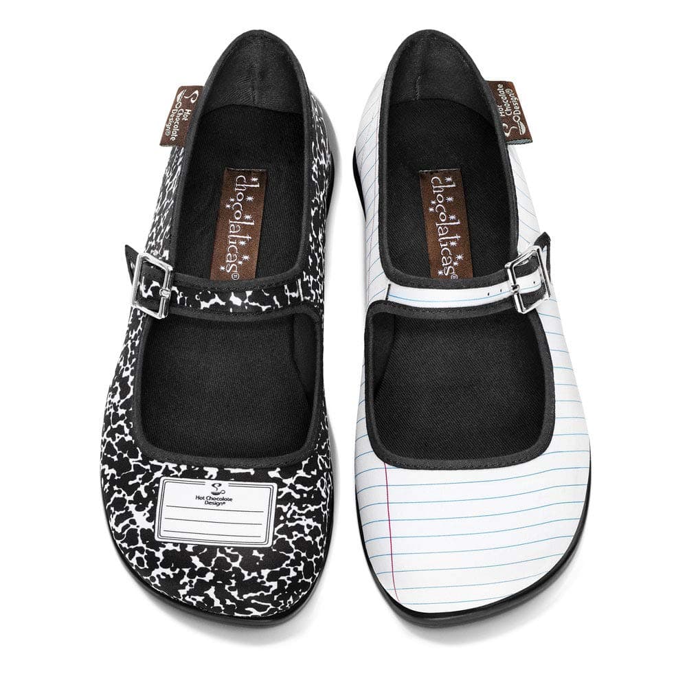 Hot Chocolate Design Chocolaticas Funky Canvas Women's Mary Jane Flat Shoes — view 122