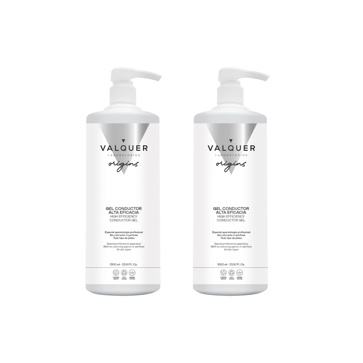 VALQUER Gel Conductor de Ultrasonidos Facial y Corporal | Uso Profesional en Radiofrecuencia, Depilación Láser, Microcorrientes, IPL y Cavitación | Base Agua, Incoloro e Inoloro | 1 L — view 7
