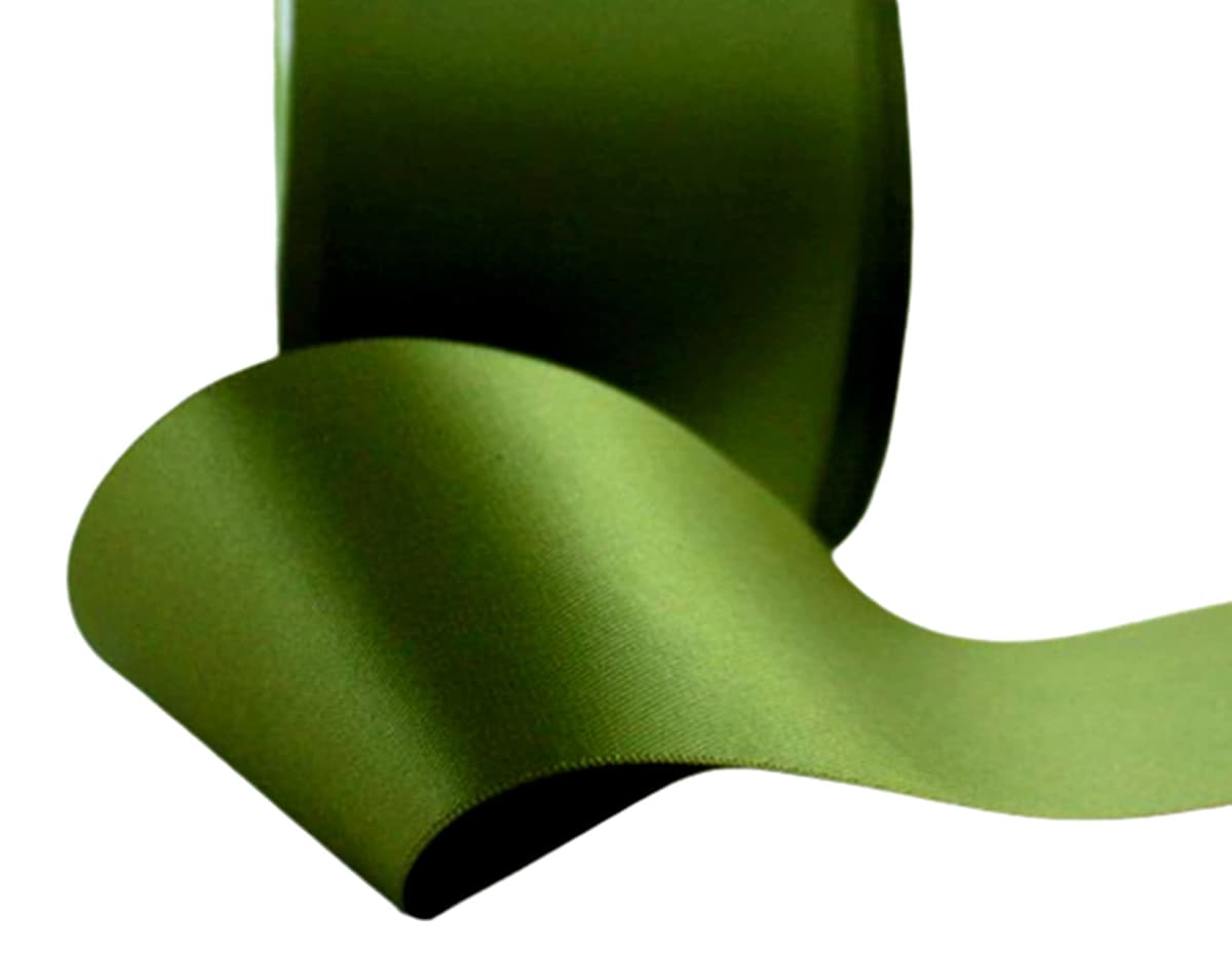 Satin Ribbon. 38mm Wide 5 Meters (Dark Green) Gift Wrap Ribbon, Ribbons for Gift Wrapping, Christmas Ribbon, Gift Wrapping Ribbon for Crafting, Wedding Party Decor — view 21