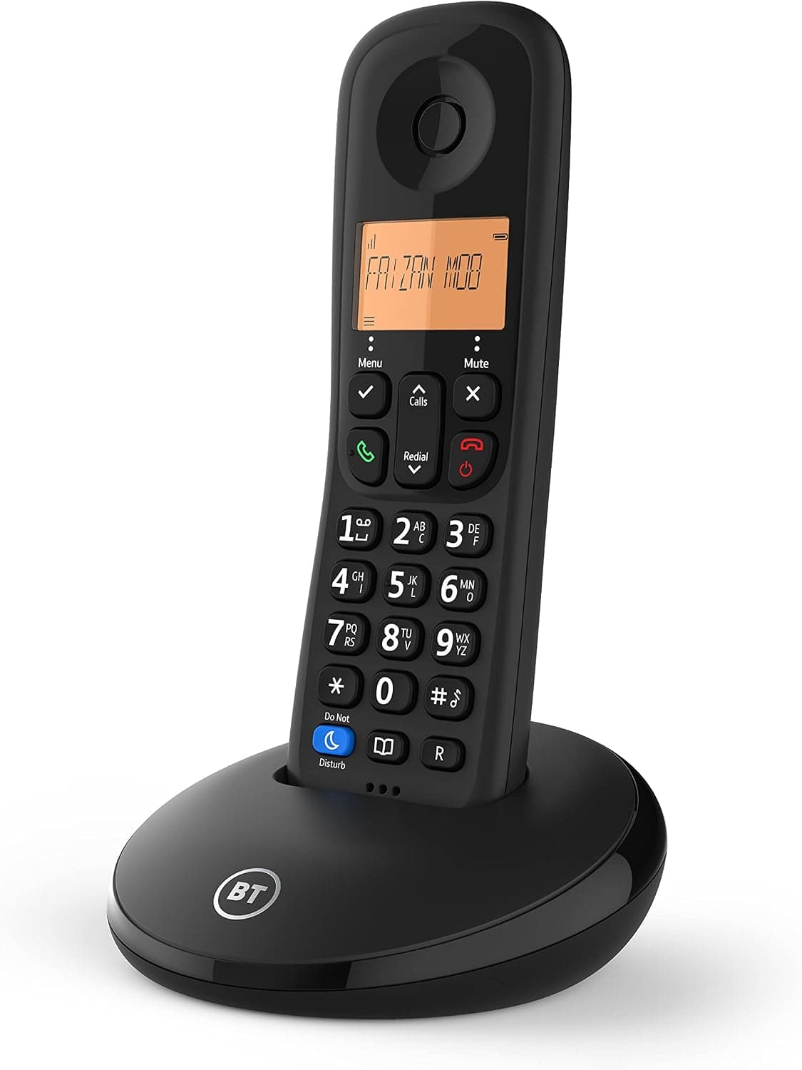 BT Everyday Cordless Landline House Phone, Home Phone, Basic Call Blocker, Do Not Disturb button, Single Handset Pack — view 2
