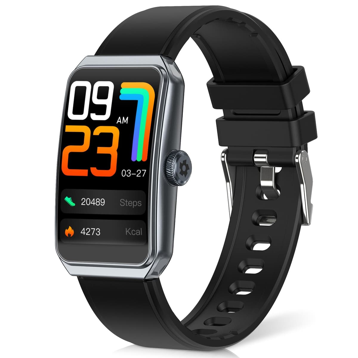 Fitness Tracker with 24/7 Heart Rate, Blood Pressure Blood Oxygen Sleep Monitor,103 Sports Modes Smart Watch IP68 Waterproof Activity Trackers, Step Counter Calories Pedometer for Women Men (Bordeaux) — view 11