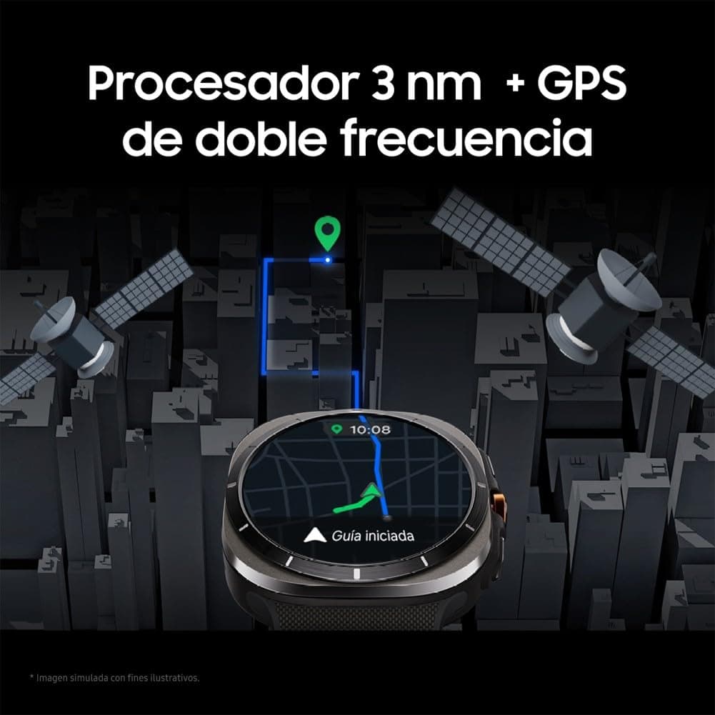 Samsung Galaxy Watch Ultra 2025 47mm - Smartwatch LTE con IA, Titanio, Botón Personalizable, Control de Salud, Garantía del Fabricante 3 Años + 1 año Extra, Gris Titanio (Versión española) — view 8