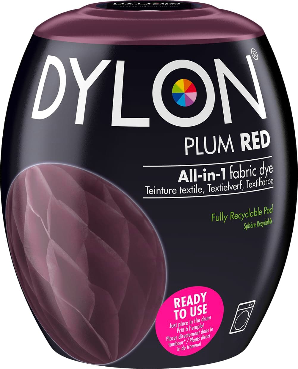 Dylon Washing Machine Fabric Dye Pod Intense Black, 350g, Packaging May Vary — view 18