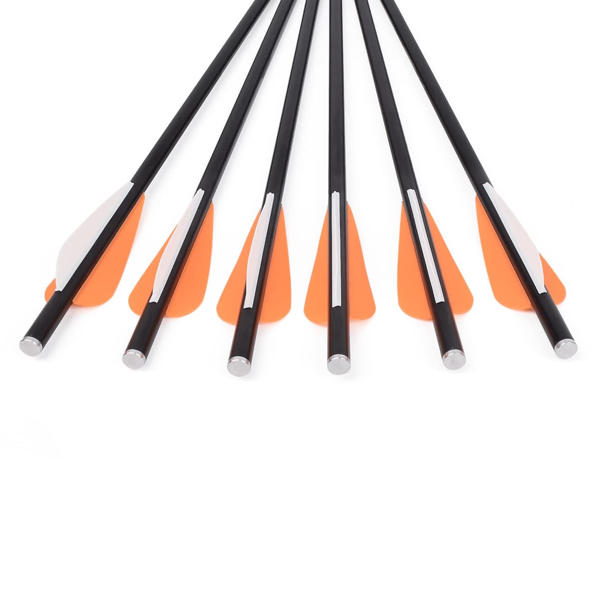NIKA ARCHERY 12 Piezas de Pernos de Ballesta Flechas de Ballesta 14 16 Pulgadas Pernos de Fibra de Vidrio de Tiro con Arco con alas de 3 Pulgadas para Caza de Ballesta — view 4