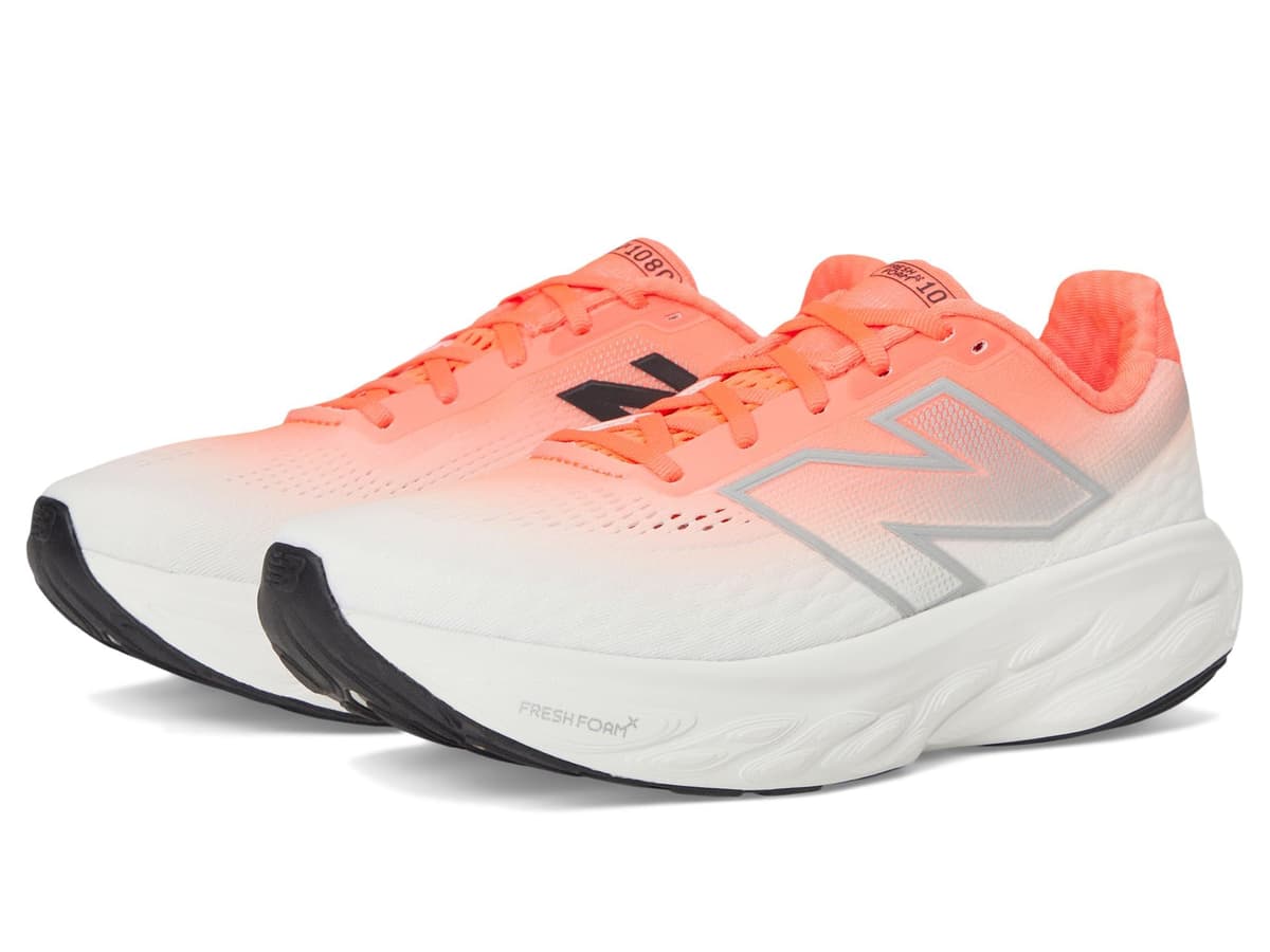 New Balance Fresh Foam X 1080 V14 - Tenis de Correr para Hombre, Clementina/Angora/Cemento Negro — view 42
